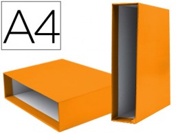 Caja archivador de palanca Liderpapel A4 naranja